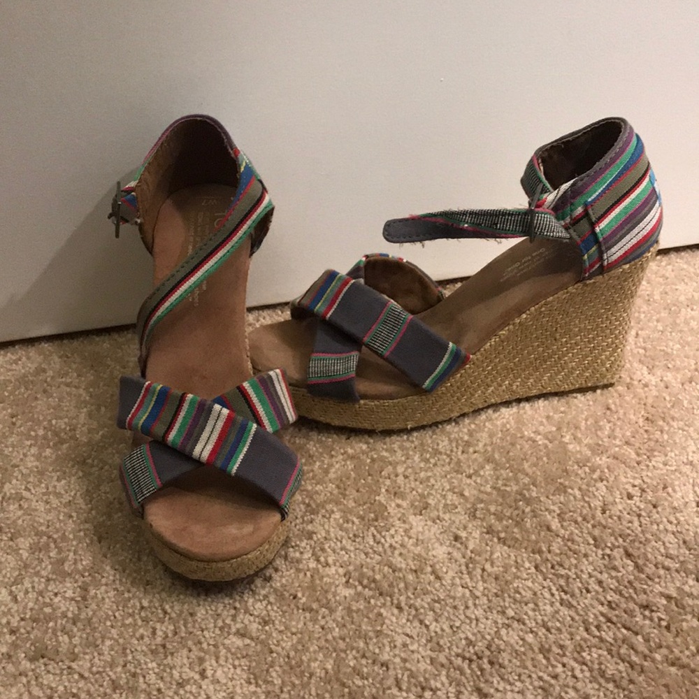 Toms wedge sandal